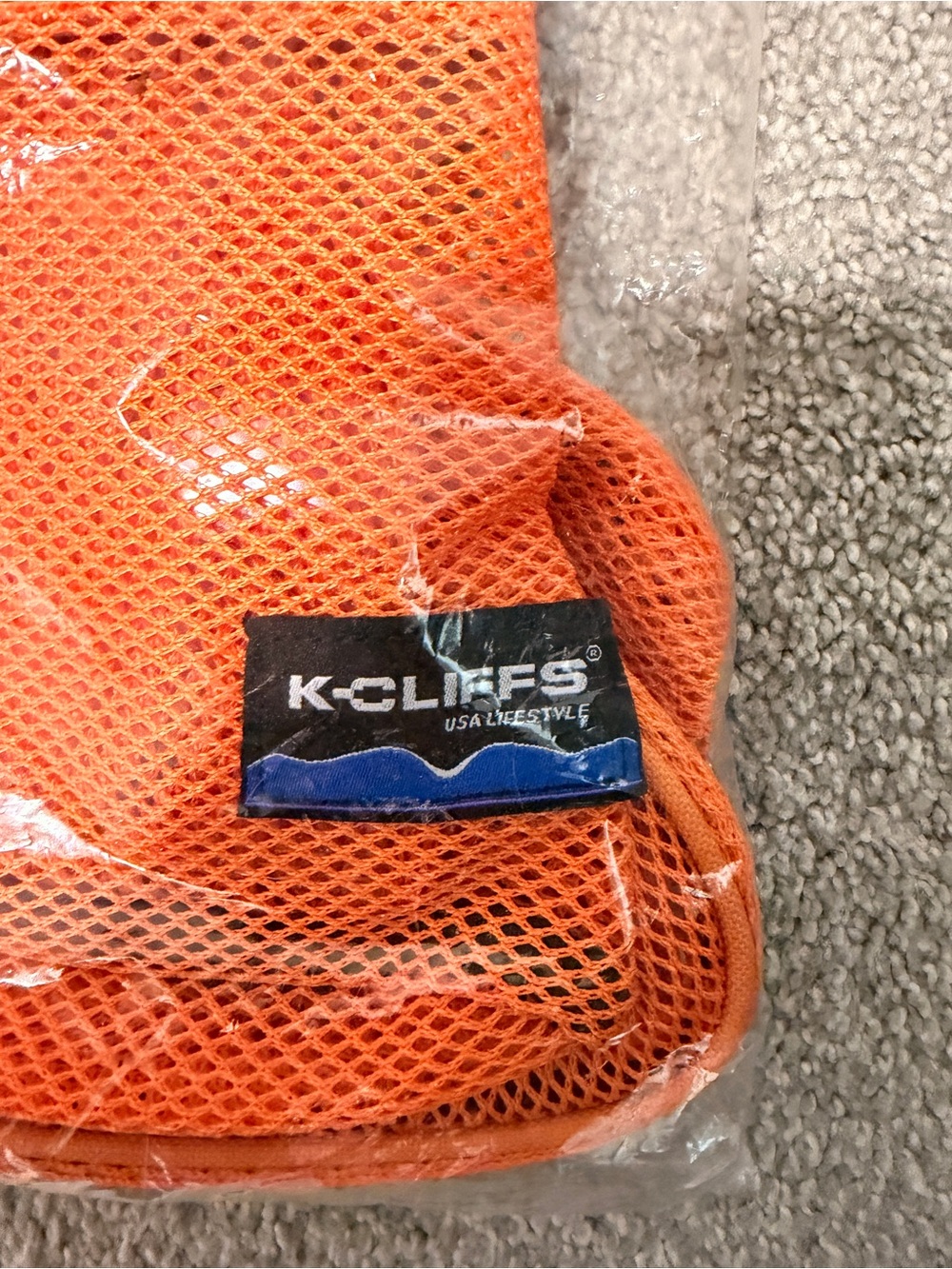 K-Cliffs Unisex Heavy Duty Classic Gym Student Mesh See Through Netting Backpack - Picture 2 of 4